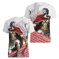 Odysseus Women V-Neck T-Shirt King Of Ithaca - Ancient Greek Mythology