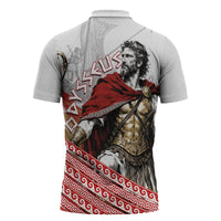 Odysseus Zipper Polo Shirt King Of Ithaca - Ancient Greek Mythology