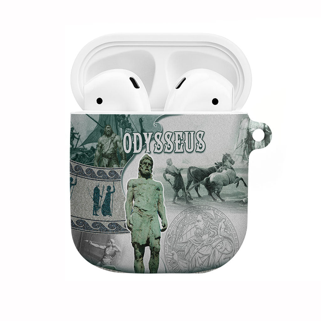 Odysseus King Of Ithaca AirPods Case Ancient Greek Statue Mosaic Classic Mythology Art