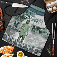 Odysseus King Of Ithaca Apron Ancient Greek Statue Mosaic Classic Mythology Art