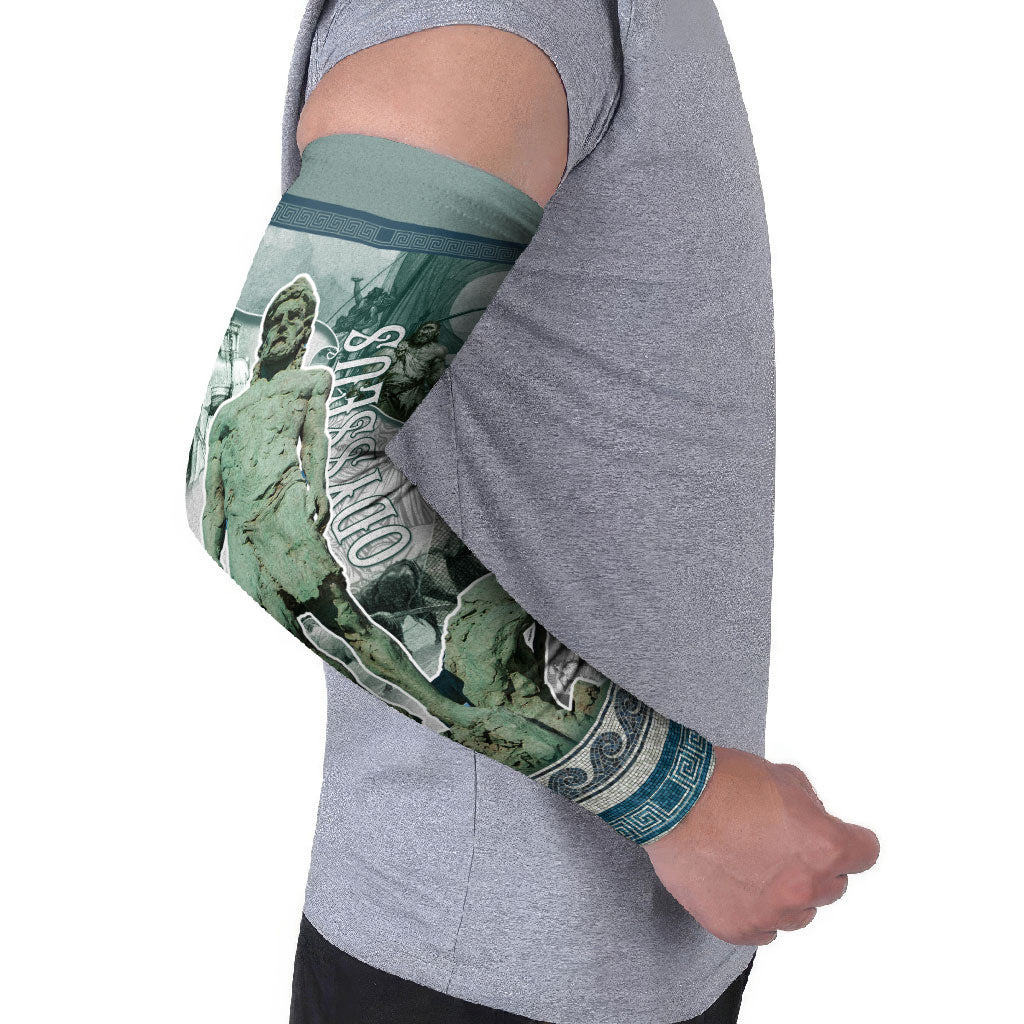 Odysseus King Of Ithaca Arm Sleeves Ancient Greek Statue Mosaic Classic Mythology Art