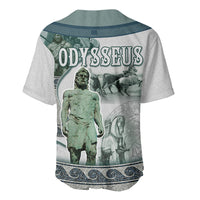 Odysseus King Of Ithaca Baseball Jersey Ancient Greek Statue Mosaic Classic Mythology Art