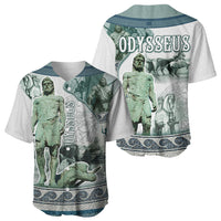 Odysseus King Of Ithaca Baseball Jersey Ancient Greek Statue Mosaic Classic Mythology Art