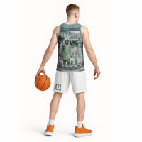 Odysseus King Of Ithaca Basketball Jersey Ancient Greek Statue Mosaic Classic Mythology Art