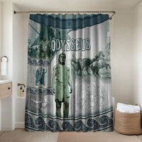 Odysseus King Of Ithaca Bathroom Set Ancient Greek Statue Mosaic Classic Mythology Art
