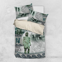 Odysseus King Of Ithaca Bedding Set Ancient Greek Statue Mosaic Classic Mythology Art