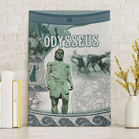 Odysseus King Of Ithaca Canvas Wall Art Ancient Greek Statue Mosaic Classic Mythology Art