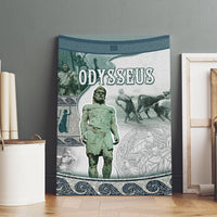 Odysseus King Of Ithaca Canvas Wall Art Ancient Greek Statue Mosaic Classic Mythology Art