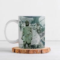 Odysseus King Of Ithaca Ceramic Mug Ancient Greek Statue Mosaic Classic Mythology Art
