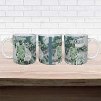 Odysseus King Of Ithaca Ceramic Mug Ancient Greek Statue Mosaic Classic Mythology Art