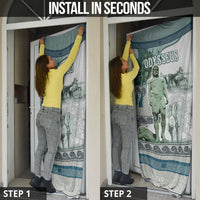 Odysseus King Of Ithaca Door Cover Ancient Greek Statue Mosaic Classic Mythology Art