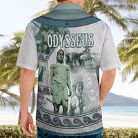 Odysseus King Of Ithaca Hawaiian Shirt Ancient Greek Statue Mosaic Classic Mythology Art