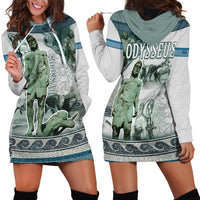 Odysseus King Of Ithaca Hoodie Dress Ancient Greek Statue Mosaic Classic Mythology Art