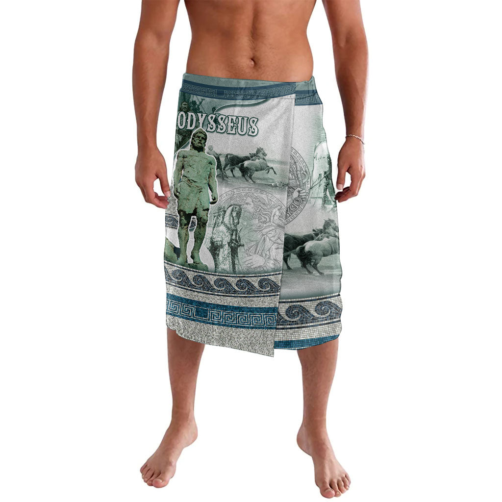 Odysseus King Of Ithaca Lavalava Ancient Greek Statue Mosaic Classic Mythology Art