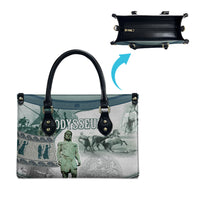 Odysseus King Of Ithaca Leather Bag Ancient Greek Statue Mosaic Classic Mythology Art