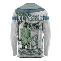 Odysseus King Of Ithaca Long Sleeve Shirt Ancient Greek Statue Mosaic Classic Mythology Art