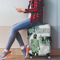 Odysseus King Of Ithaca Luggage Cover Ancient Greek Statue Mosaic Classic Mythology Art