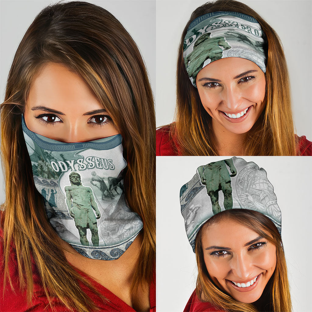 Odysseus King Of Ithaca Neck Gaiter Ancient Greek Statue Mosaic Classic Mythology Art