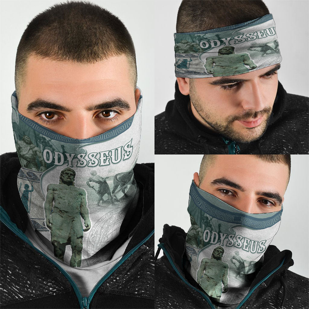Odysseus King Of Ithaca Neck Gaiter Ancient Greek Statue Mosaic Classic Mythology Art