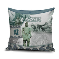 Odysseus King Of Ithaca Pillow Cover Ancient Greek Statue Mosaic Classic Mythology Art
