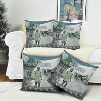 Odysseus King Of Ithaca Pillow Cover Ancient Greek Statue Mosaic Classic Mythology Art