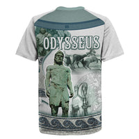 Odysseus King Of Ithaca Rugby Jersey Ancient Greek Statue Mosaic Classic Mythology Art