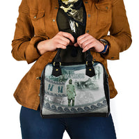 Odysseus King Of Ithaca Shoulder Handbag Ancient Greek Statue Mosaic Classic Mythology Art