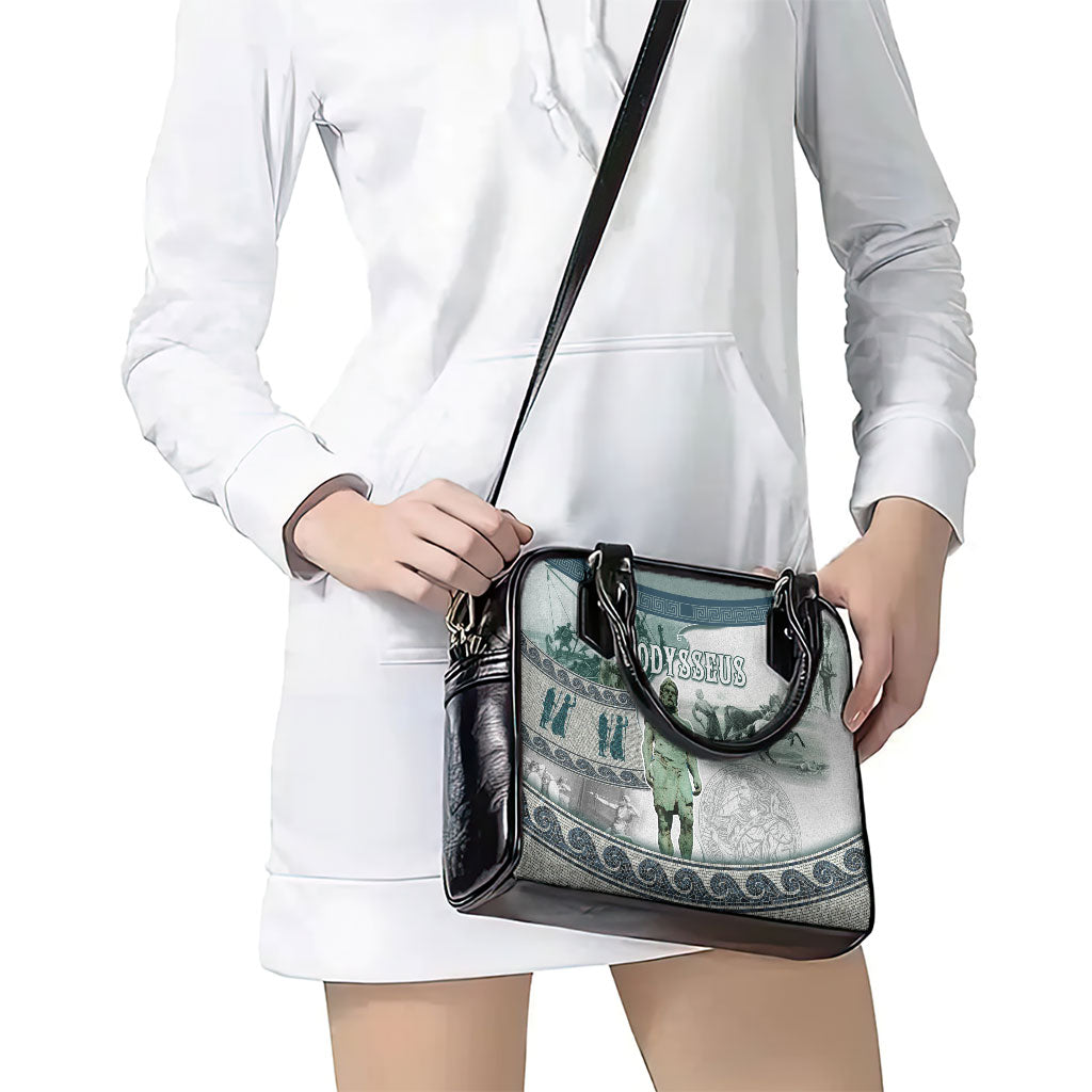 Odysseus King Of Ithaca Shoulder Handbag Ancient Greek Statue Mosaic Classic Mythology Art