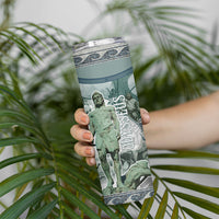 Odysseus King Of Ithaca Skinny Tumbler Ancient Greek Statue Mosaic Classic Mythology Art