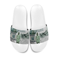 Odysseus King Of Ithaca Slide Sandals Ancient Greek Statue Mosaic Classic Mythology Art