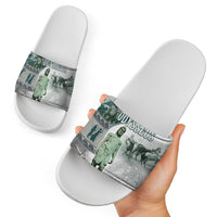 Odysseus King Of Ithaca Slide Sandals Ancient Greek Statue Mosaic Classic Mythology Art