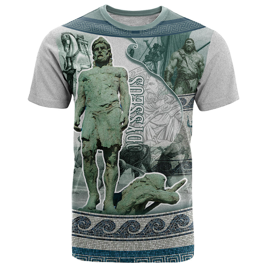 Odysseus King Of Ithaca T Shirt Ancient Greek Statue Mosaic Classic Mythology Art