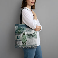Odysseus King Of Ithaca Tote Bag Ancient Greek Statue Mosaic Classic Mythology Art