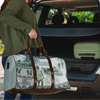 Odysseus King Of Ithaca Travel Bag Ancient Greek Statue Mosaic Classic Mythology Art