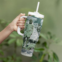 Odysseus King Of Ithaca Tumbler With Handle Ancient Greek Statue Mosaic Classic Mythology Art