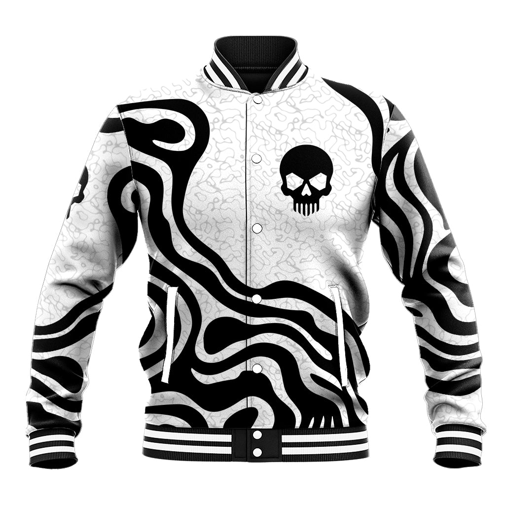 Skull Baseball Jacket Born To Die - Wonder Print Shop