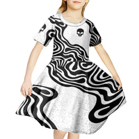 Skull Kid Short Sleeve Dress Born To Die - Wonder Print Shop