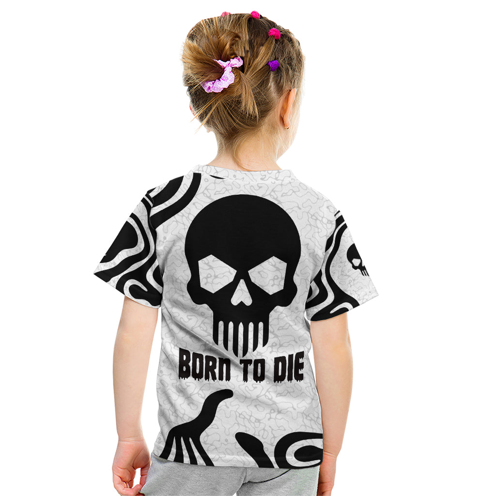 Skull Kid T Shirt Born To Die - Wonder Print Shop