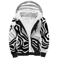 Skull Sherpa Hoodie Born To Die - Wonder Print Shop