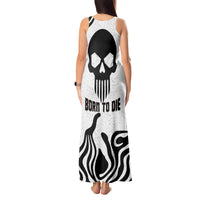 Skull Tank Maxi Dress Born To Die - Wonder Print Shop