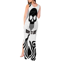 Skull Tank Maxi Dress Born To Die - Wonder Print Shop