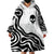 Skull Wearable Blanket Hoodie Born To Die - Wonder Print Shop