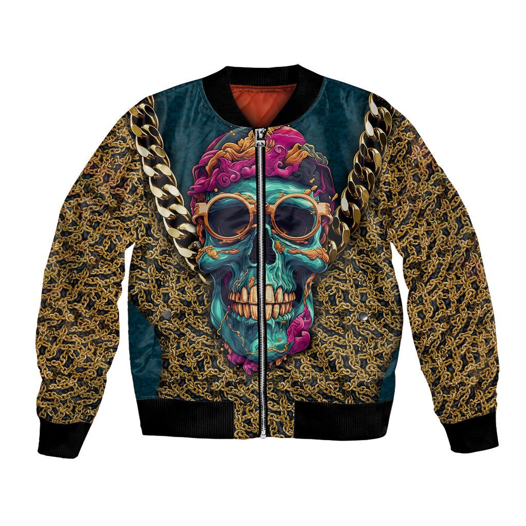 Skull Gang Bomber Jacket Sic Transit Gloria Mundi - Wonder Print Shop