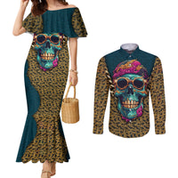 skull-gang-couples-matching-mermaid-dress-and-long-sleeve-button-shirts-sic-transit-gloria-mundi