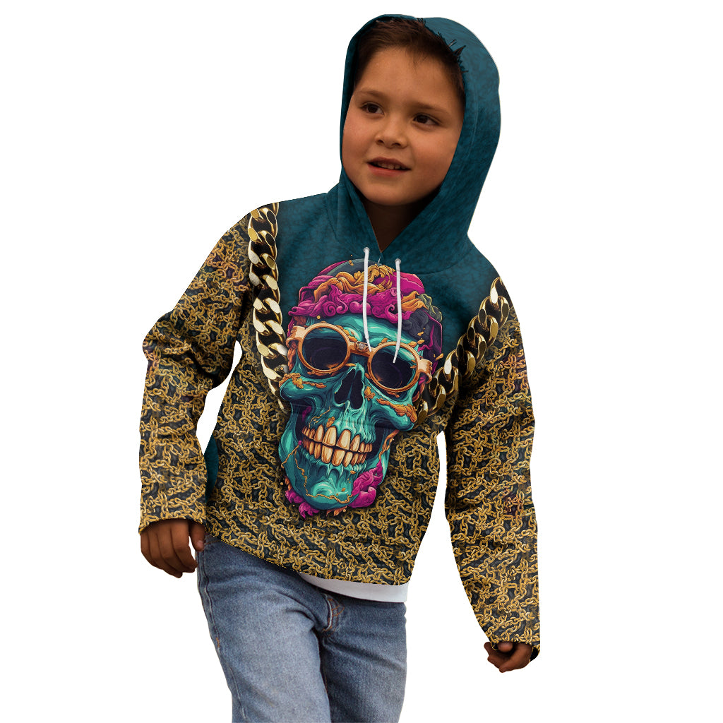 Skull Gang Kid Hoodie Sic Transit Gloria Mundi - Wonder Print Shop