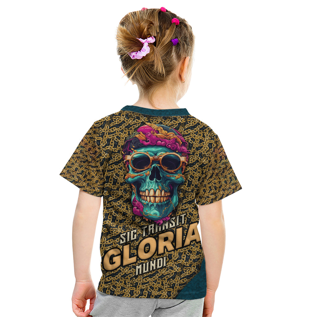 Skull Gang Kid T Shirt Sic Transit Gloria Mundi - Wonder Print Shop