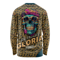 Skull Gang Long Sleeve Shirt Sic Transit Gloria Mundi - Wonder Print Shop