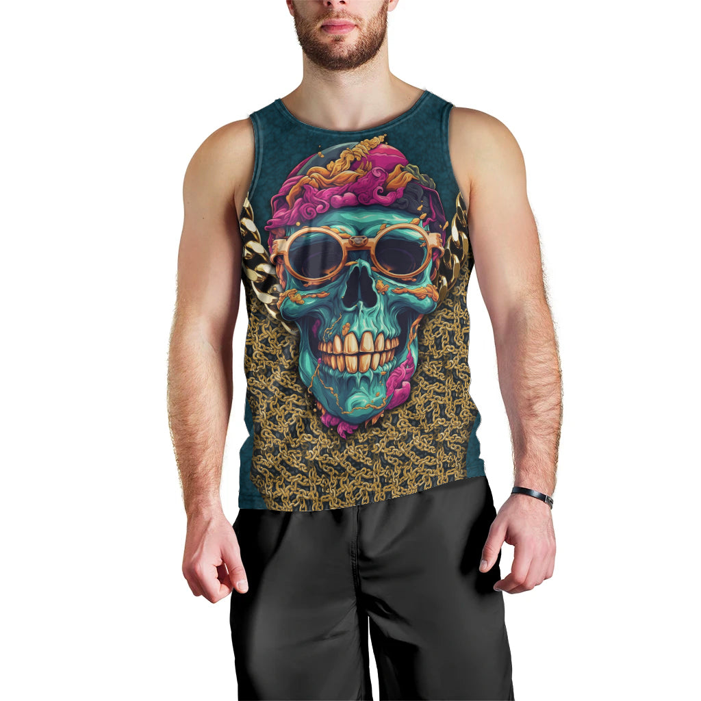 Skull Gang Men Tank Top Sic Transit Gloria Mundi - Wonder Print Shop