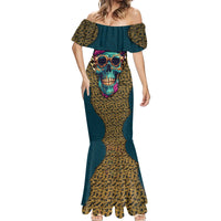 Skull Gang Mermaid Dress Sic Transit Gloria Mundi - Wonder Print Shop