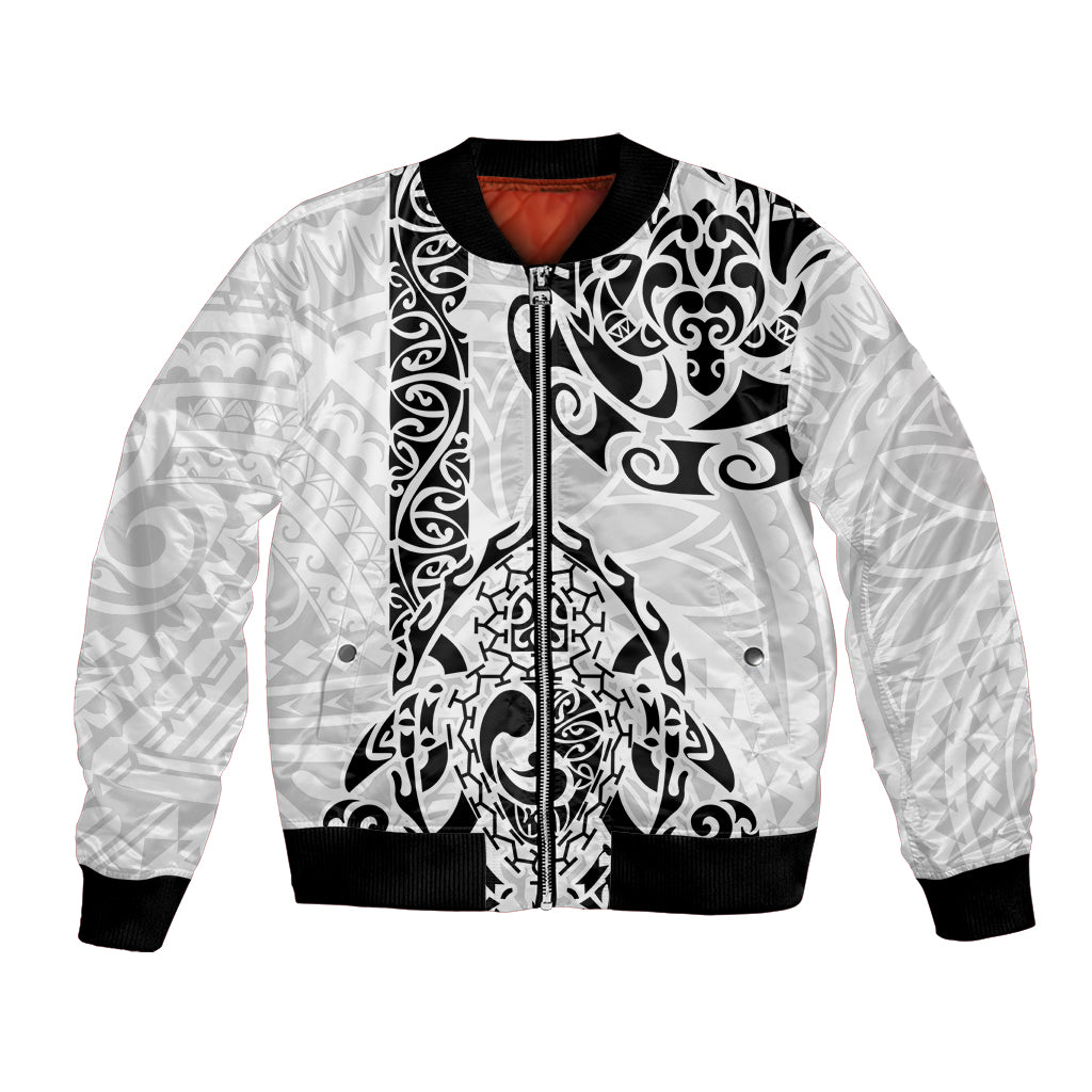 Hawaii Bomber Jacket with Polynesian Turtle - Wonder Print Shop